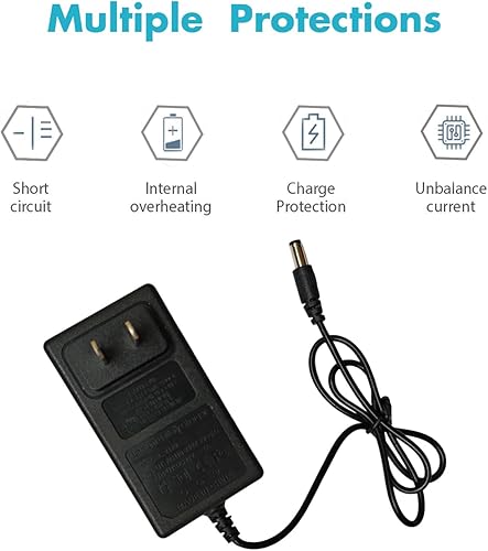 Miniatura 8 de Cargador de batería de litio de repuesto 21V 2A para AHPUCEP Weed Wacker Mini Motosierra Weed Eater cortadora de césped inalámbrica recortadora de