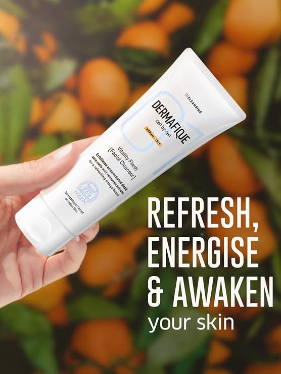 Dermafique Vitality Flash Facial Cleanser, 100Ml