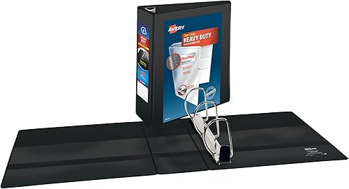 Miniatura 2 de Avery Carpeta de 3 anillos resistentes con 3 anillos inclinados de un solo toque de 4 pulgadas, capacidad para papel de 8.5 x 11 pulgadas, 2