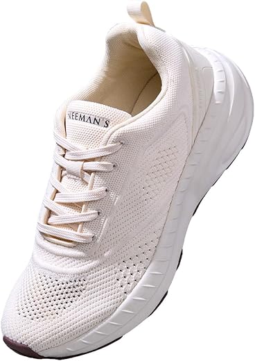 Neeman's Begin Walk Flow Sneakers for Women | Breathable Knit Upper, Cushioned EVA Sole | Lightweight Walking Shoes for Ev...