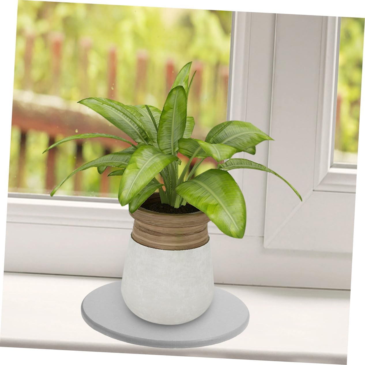 4pcs Water Absorption Plant Saucer Mud Flower Pot Drip Tray for Indoor and Outdoor Use Keeps Floors Clean Multi-Occasion Plant Plate