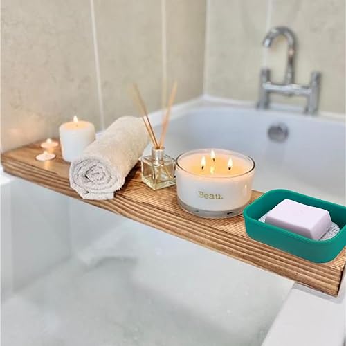 Miniatura 6 de Recipiente grande de jabón de viaje a prueba de fugas, funda de jabón de silicona con almohadilla de jabón, soporte portátil antideslizante para