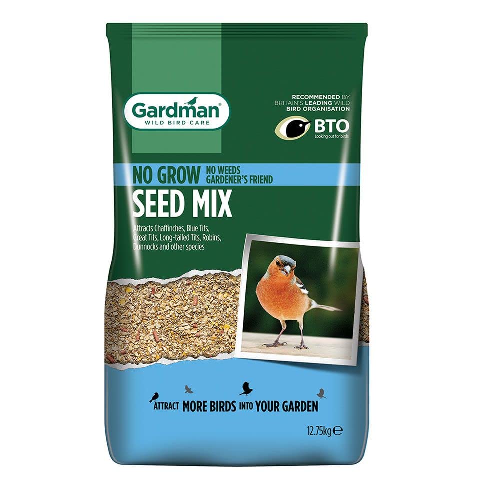 Gardman Seed Mix 12.75kg, No Grow, 58x45x10 cm