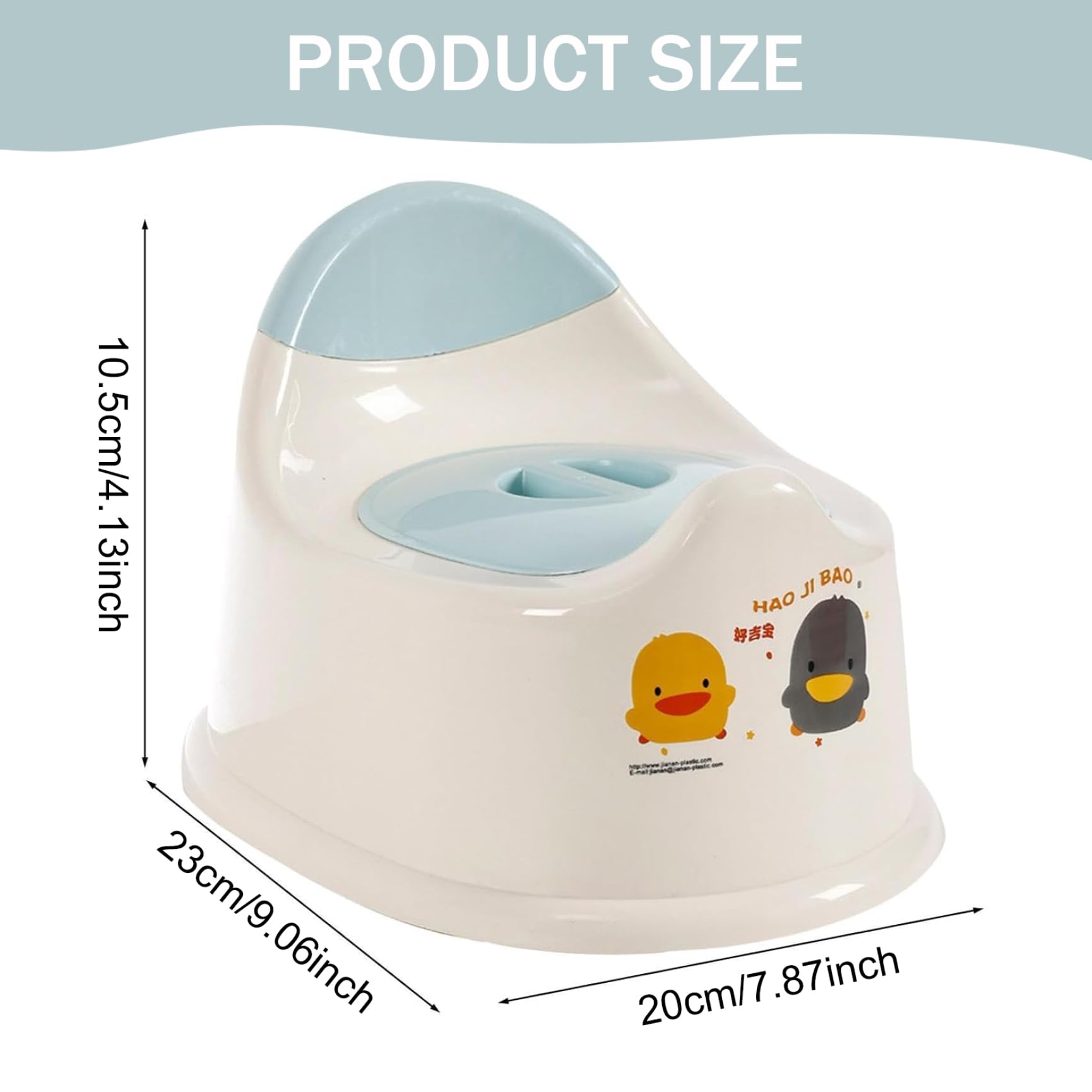 Baby Potty Training Toilet, Baby Potty Portable Mini Chair Detachable Spill Proof Toilet with Inner Bucket Thicken Training Cartoon Seat, Chair — view 2