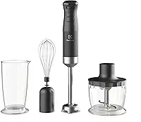 Mixer Misturador Multiuso Electrolux haste inox 3 em 1 700W 2 velocidades variaveis 3 acessórios mini processador resistente temperatura capacidade 500ml livre BPA IBP70 127v