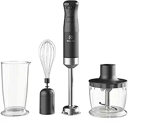 Mixer Misturador Multiuso Electrolux haste inox 3 em 1 700W 2 velocidades variaveis 3 acessórios mini processador resistente temperatura capacidade 500ml livre BPA IBP70 127v