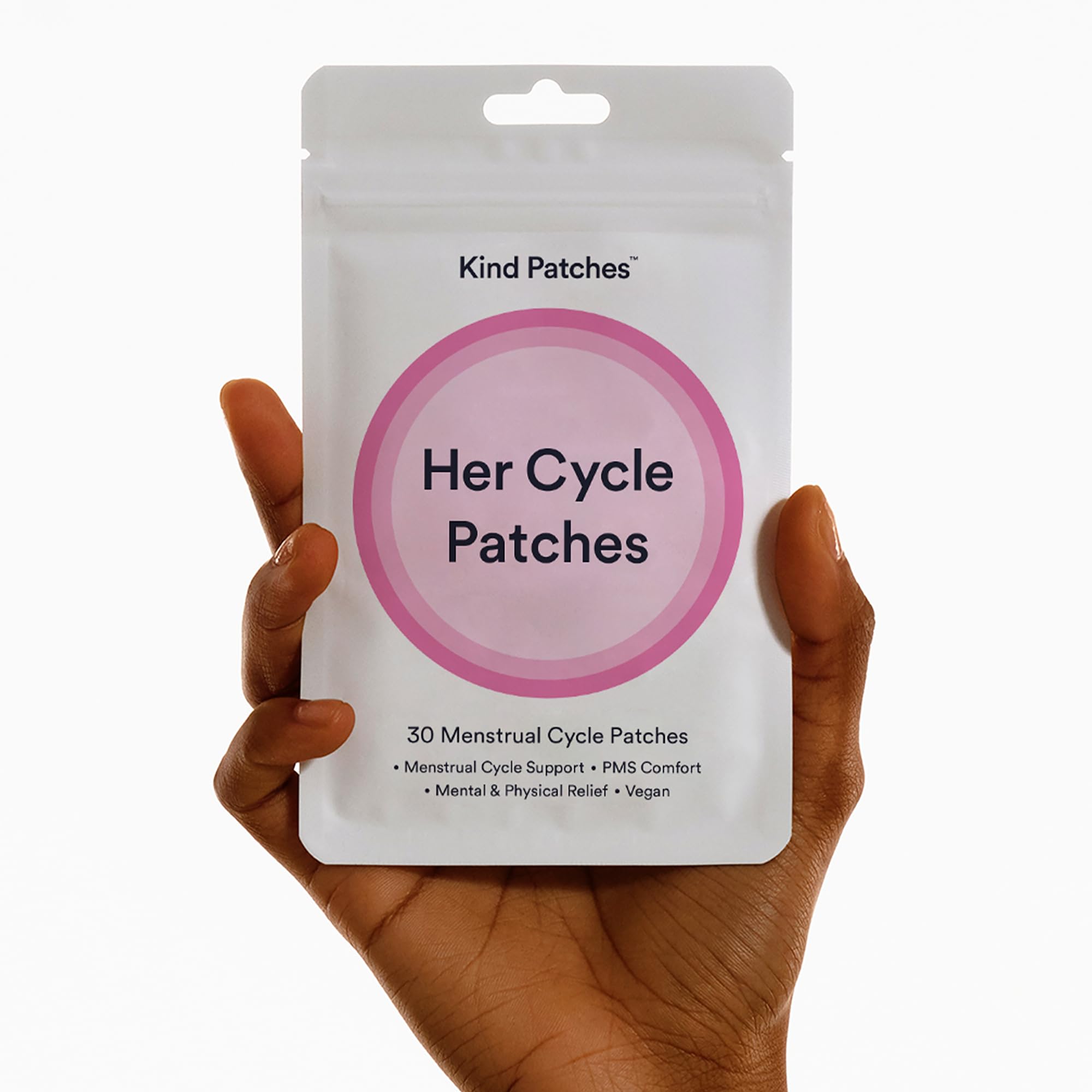 Kind Patches Her Cycle Patches with Chasteberry, Artichoke, Dong Quai, Ginger Extract, Turmeric, and Ashwagandha - Vegan - 30 Count — Amazon image 2