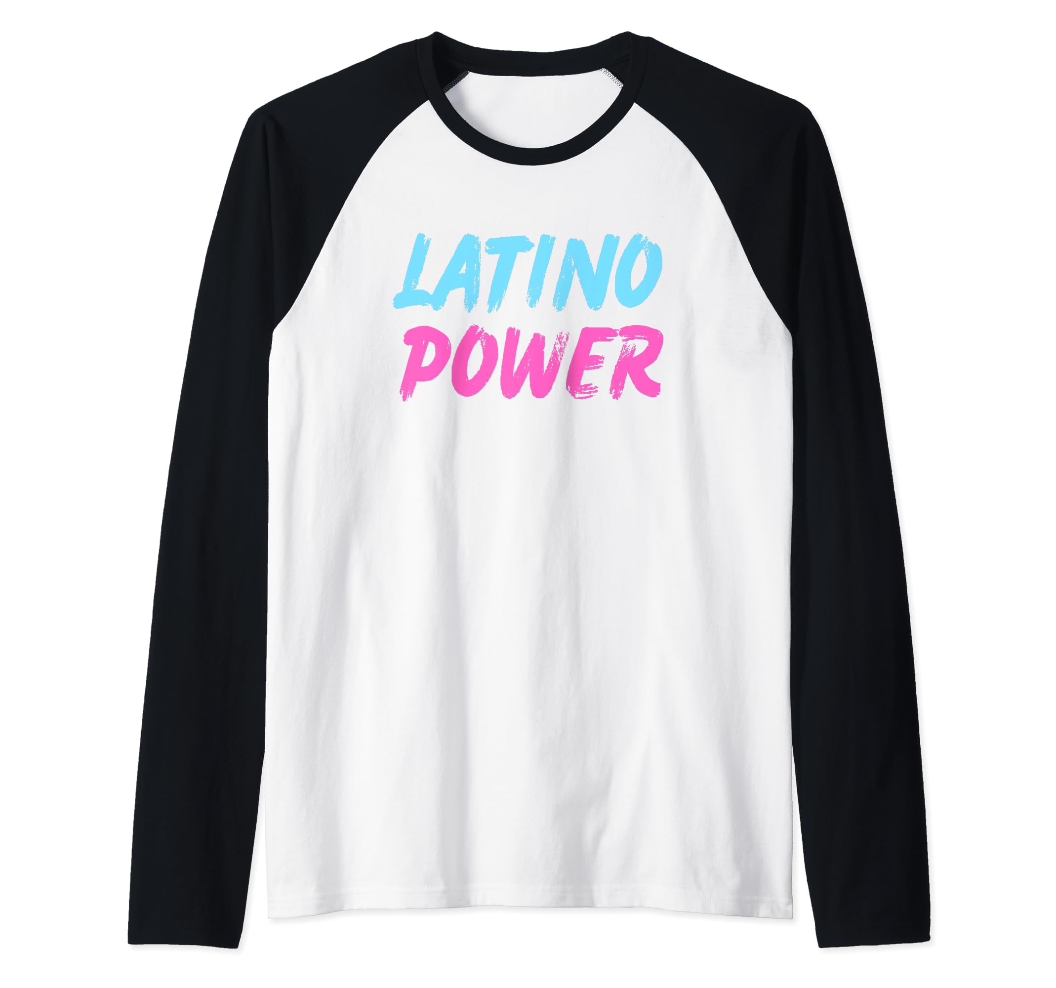 Latino Power For MenLatino Power Raglan Baseball Tee