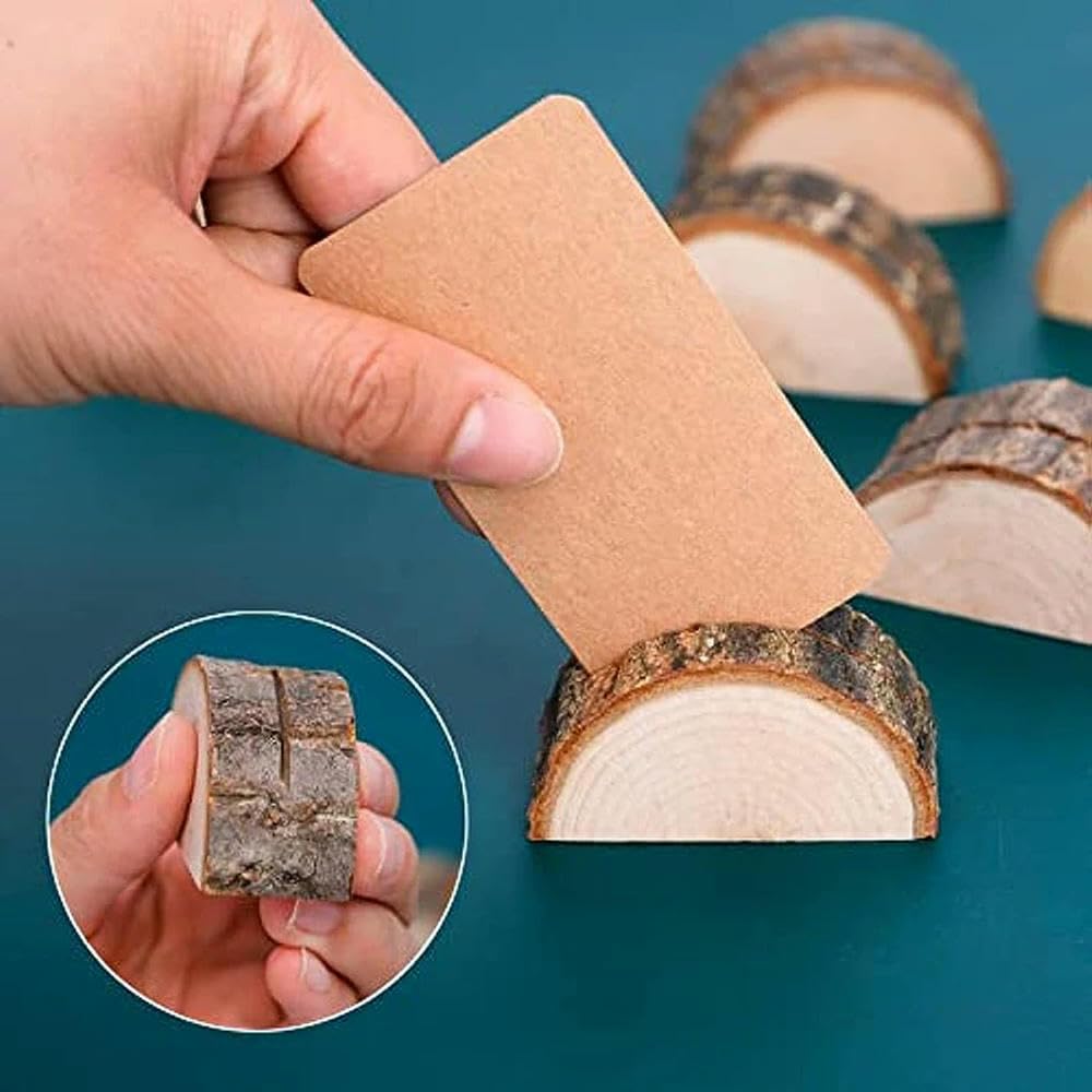 Lot de 20 ou 50 Porte-Cartes de Table en Bois, Support pour Photo, Porte-Cartes de Table, Panneau de nom de fête de Mariage, numéros de Table, décoration d'événements