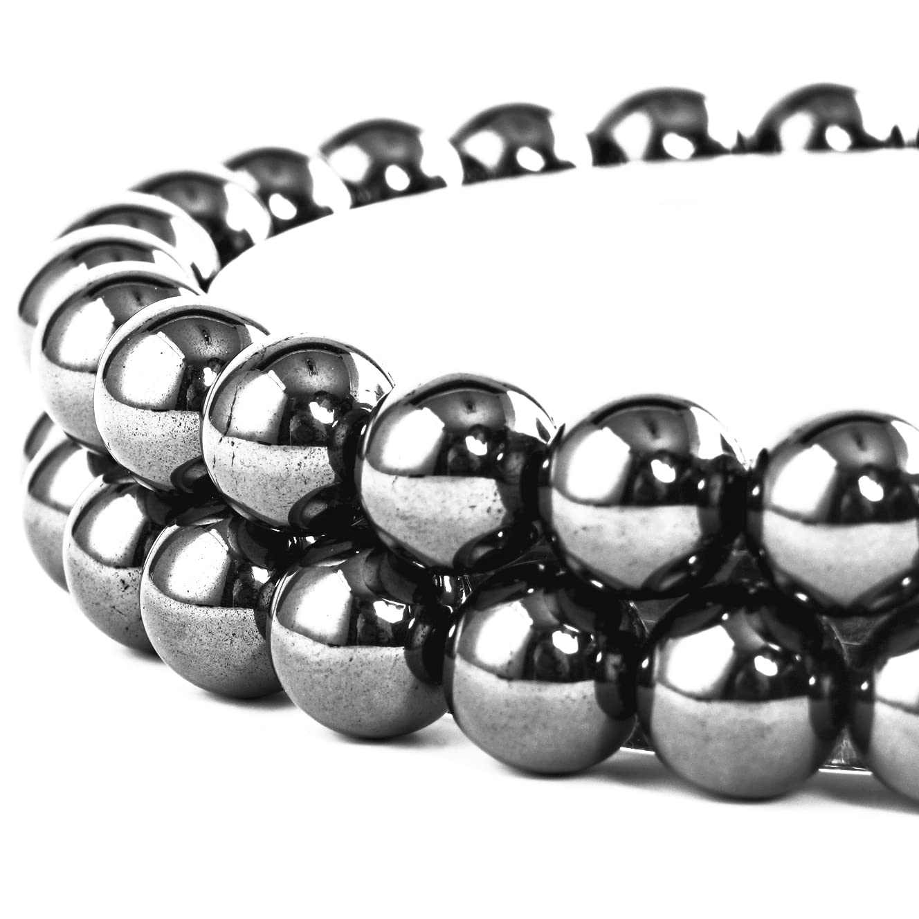 Natural Hematite Round Beads 6mm 60Pcs for DIY Jewelry Making