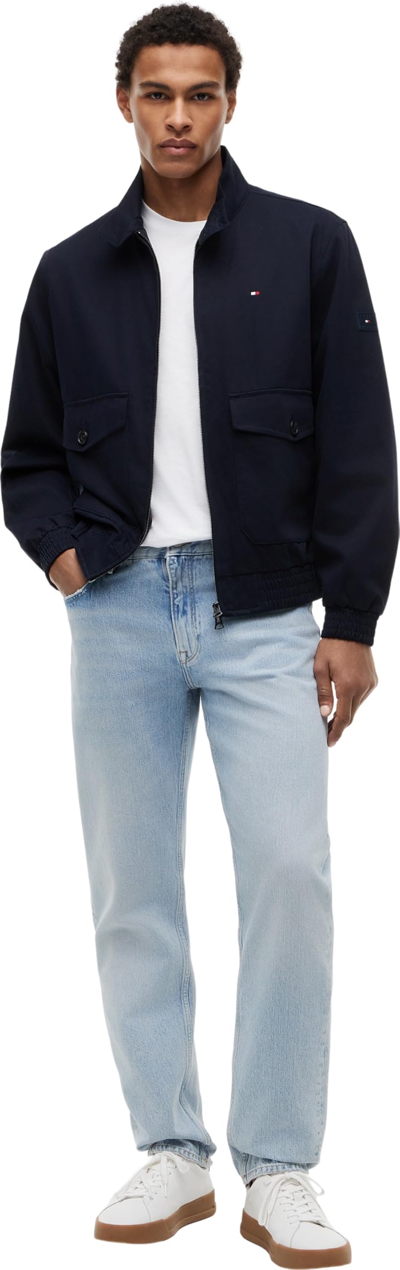 Tommy Hilfiger Cotton Harrington Mw0mw42507 Altre Giacche Uomo