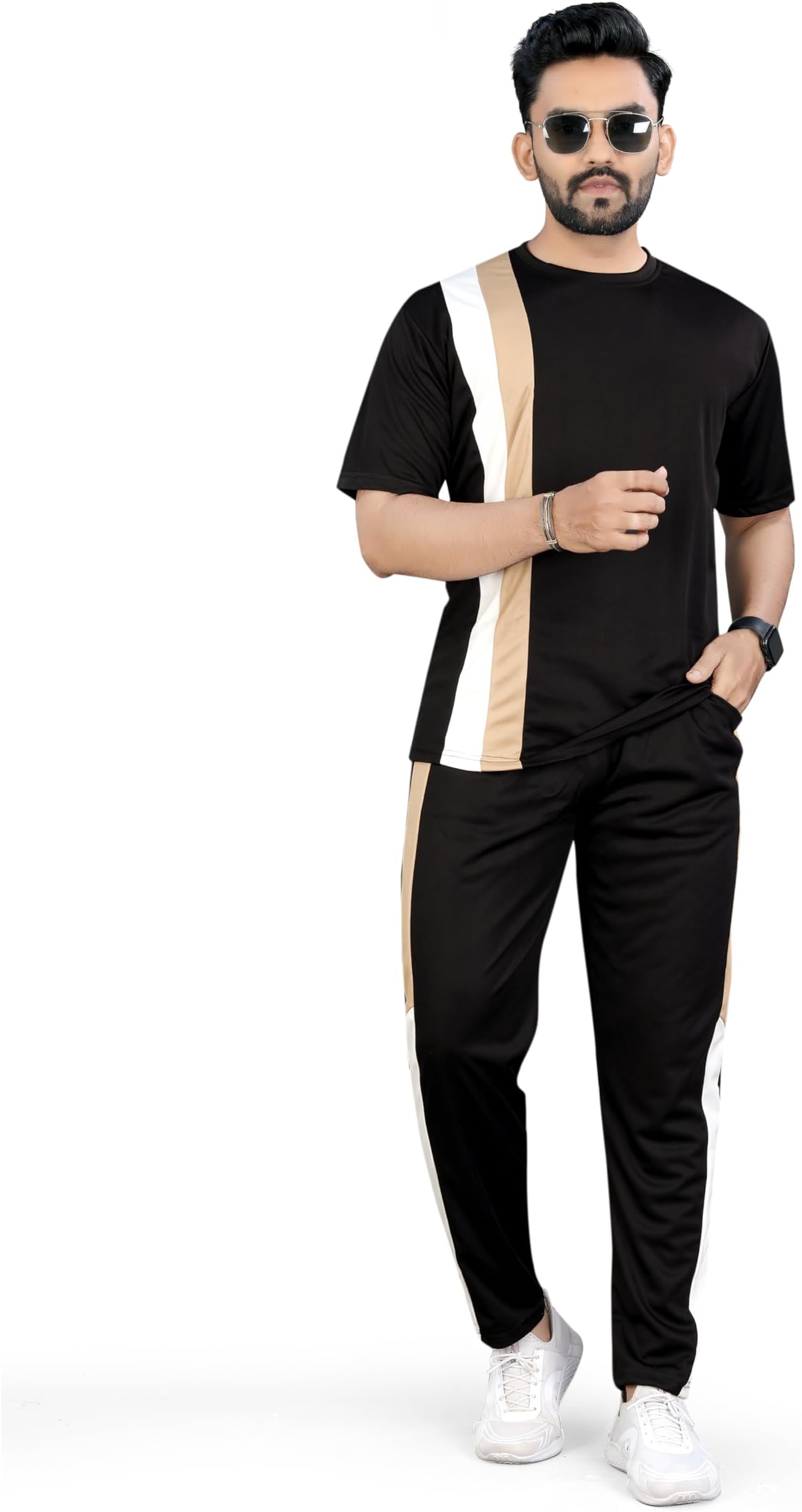 BALUDA enterprisetrack suit for men (BLACK, XL)