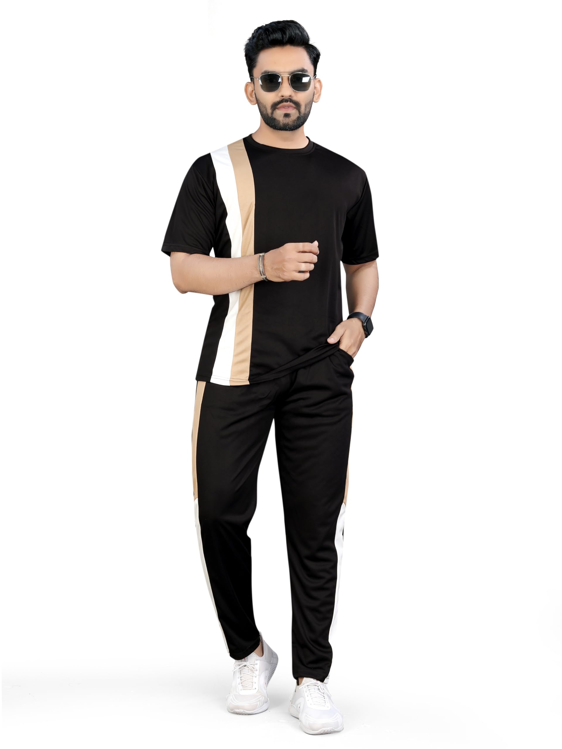 BALUDA enterprisetrack suit for men (BLACK, XL)