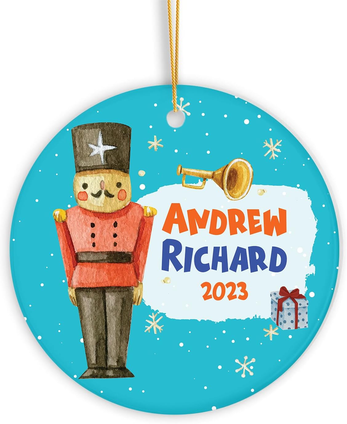 Personalized Nutcracker Christmas Ornament 2023, Custom