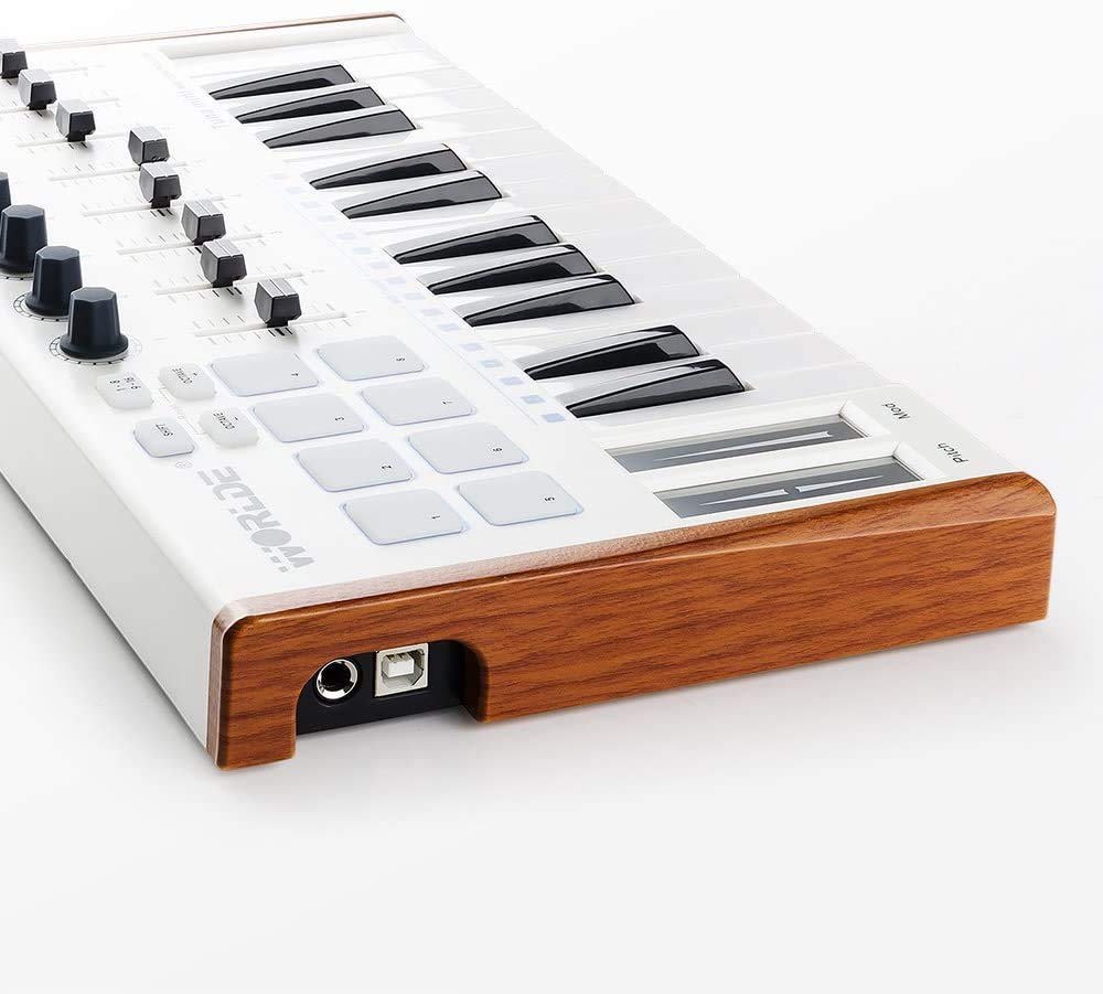 鍵盤楽器 paradiddle Amazon | HX Worlde 25キー USB ポータブル マグロ ミニ MIDI
