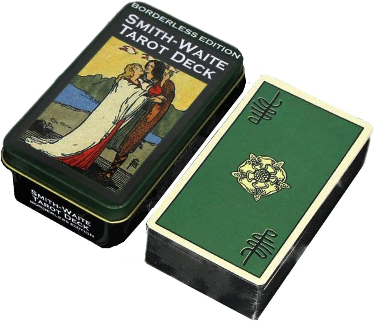 Tarot Cards Deck, with Guidebook Divination Cards, 80 Fortune Telling Game Set for Family Reunion Beginners Expert Readers for Christmas Birthday, B