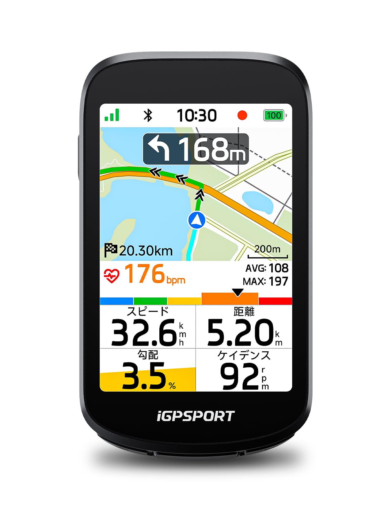 最新型igpsport サイコン BSC500 Amazon | iGPSPORT BSC500 サイクルコンピュータ GPSサイコン 3.3''大