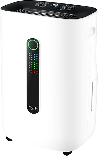 Deshumidificador doméstico de 20 ldía, elimina la condensación, la humedad, la humedad y purifica la calidad del aire. Secado de ropa, drenaje