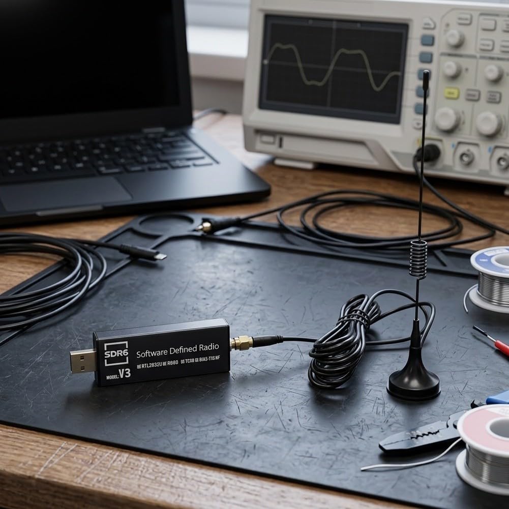 Para rtl-sdr para sintonizador v3 dongle R860 1PPM TCXO para SMA (adaptador