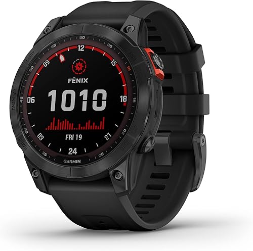 Miniatura 10 de Garmin Fenix 7X Sapphire Solar (Renovado), Reloj Inteligente de Aventura, con Capacidades de Carga Solar, Reloj GPS Robusto para Exteriores