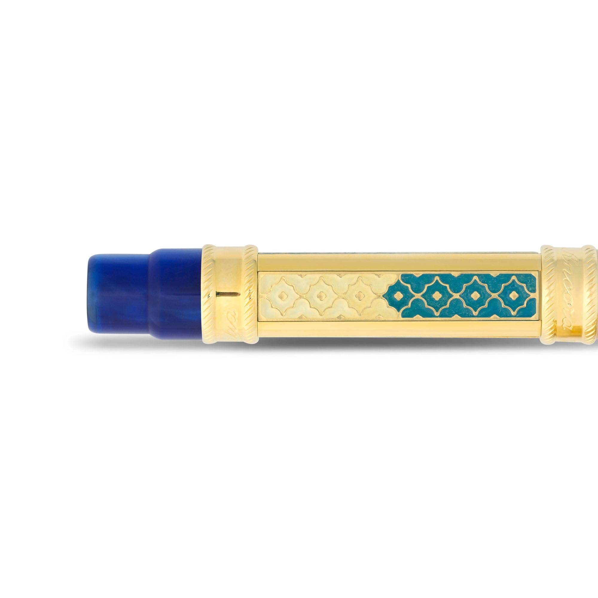 Ancora 1919 Limited Luxury Rollerball Pen Ibn Sina Only 88 Pieces Gold Plated Certificated Engraved High Quality Pen — view 6
