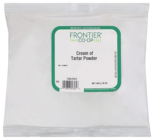 Frontier Crema de hierbas tártaras en polvo, no irradiada, sin OMG, 16 onzas (paquete de 1)