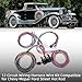 Parfyter 12 Circuit Wiring Harness kit Universal Street Muscle Car Hot Rod Compatible with Ford Chevy GM Mopar Rod Rat Truck and More (New -12 Wire Harness