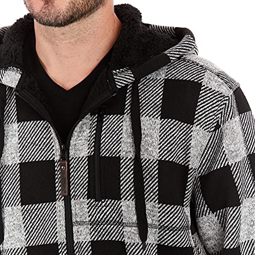Image of Smith's Workwear Men's Buffalo Sweater Fleece Hooded Jacket