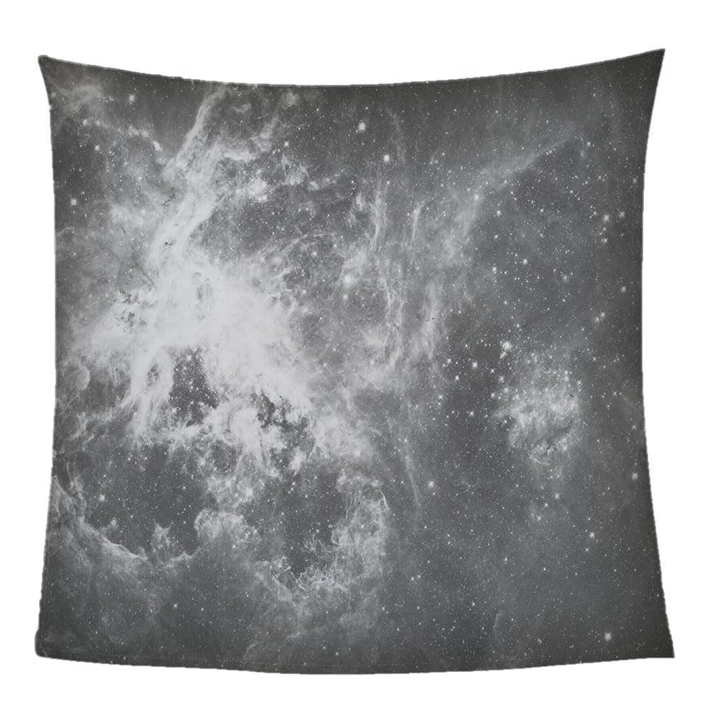 Coperta Di Flanella Letto Matrimoniale Invernale 180X200Cm Coperta Pile In Microfibra Morbida Pelosa Calda Copriletto Per Divano/Bambini Camere Da Letto, Cielo Stellato Dell'Universo Grigio Motivo