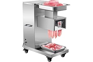 VEVOR 110V Commercial Meat Slicer, High-Efficiency 1100LB/H Electric Meat Cutter