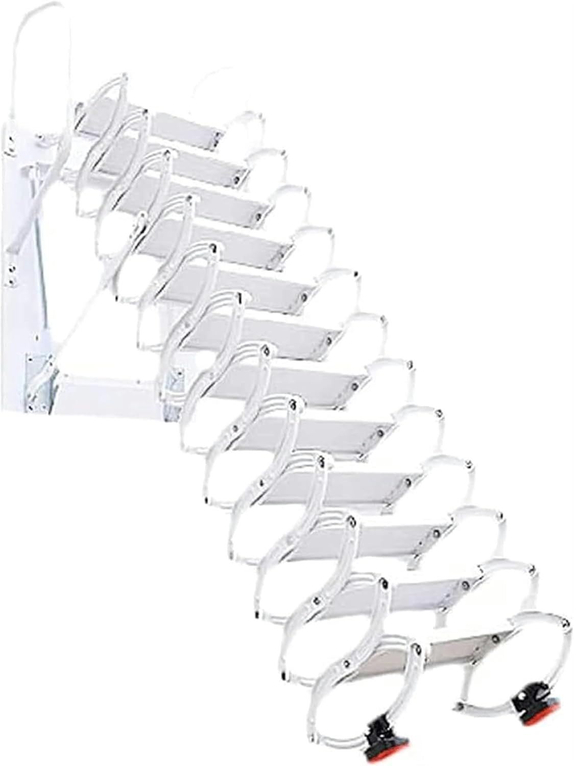 Alloy Attic Access Ladder Concertina Loft Ladder Alloy Steel Attic