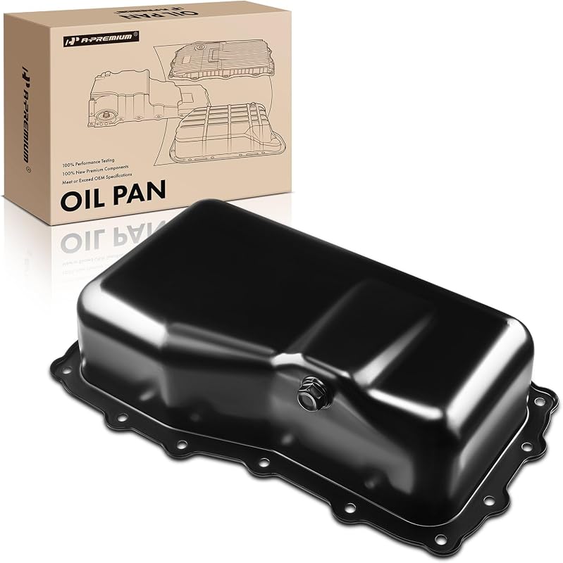 Cárter de óleo do motor A-Premium em aço com bujão para Dodge Grand Caravan e Chrysler Town & Country 3.8L 2008 a 2010 – 1 unidade