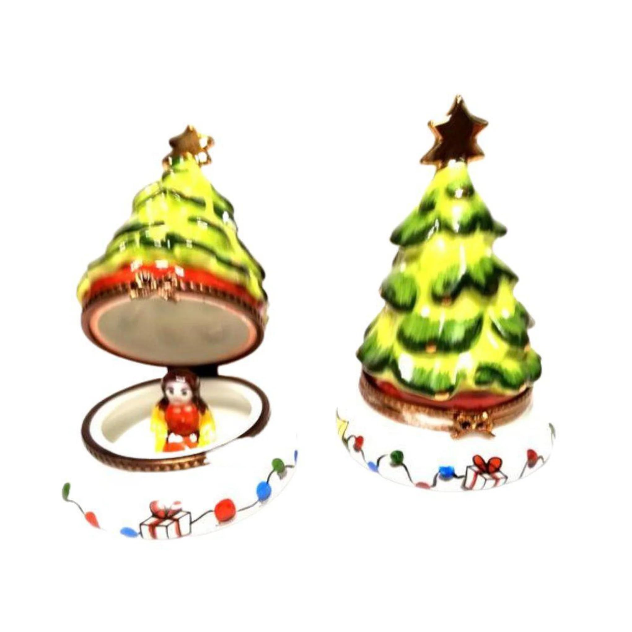 Amazon.co.jp: クリスマスツリーと人形の中身 リモージュ 