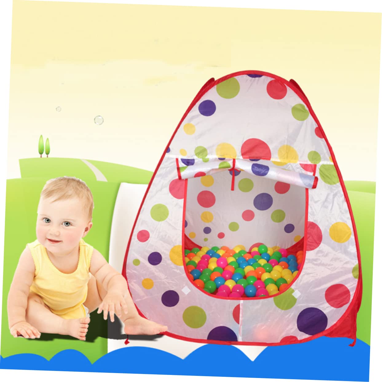 ifundom Portable Playhouse Tent for Foldable Indoor Tent Spacious Design for Boys Easy Setup Lightweight Present for Imagination Creativity