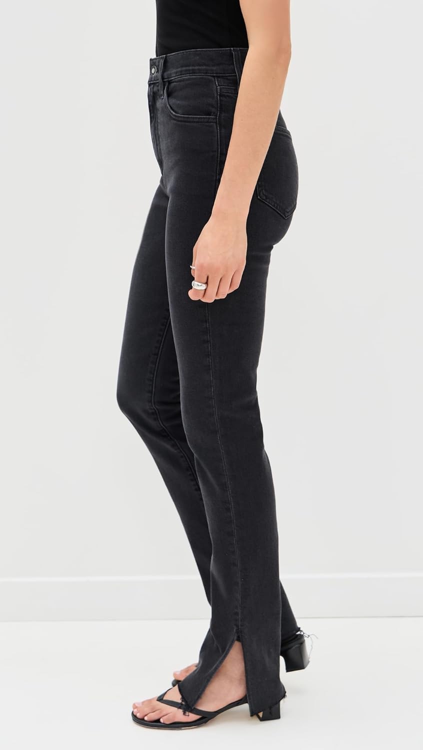Favorite Daughter Women's Valentina Super High Rise Tower Jeans with Slit Hem - Image 4