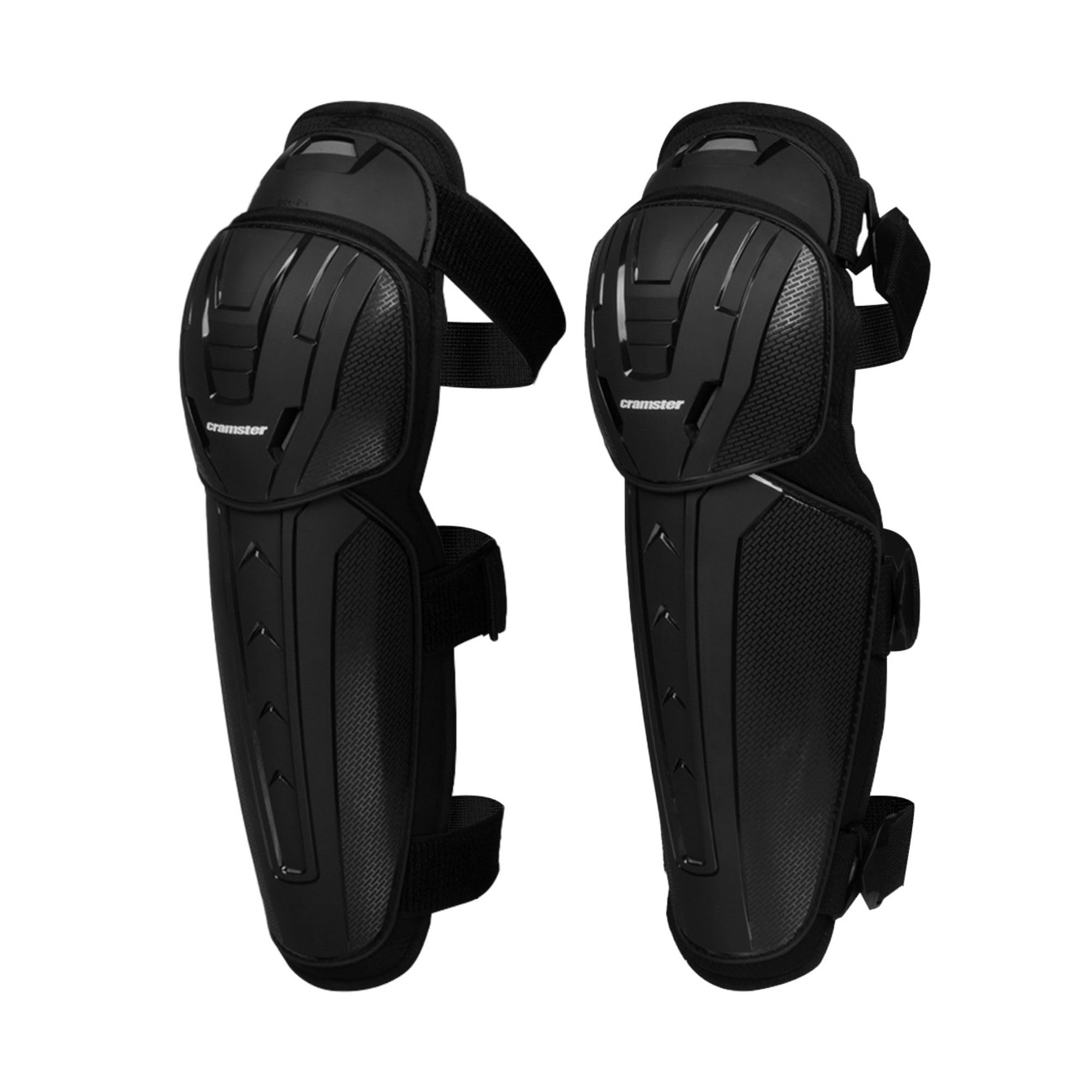 Cramster Rage Bionic Impact Protection Motorcycle Sports Riding Knee Guard - Black-image-45