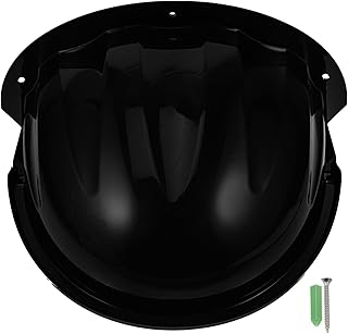 OSALADI Security Camera Sun Rain Cover Shield Protector Outdoor Camera Cover Weatherproof Glare Protection Cover Sunshade Doorbell Rain Cover Black