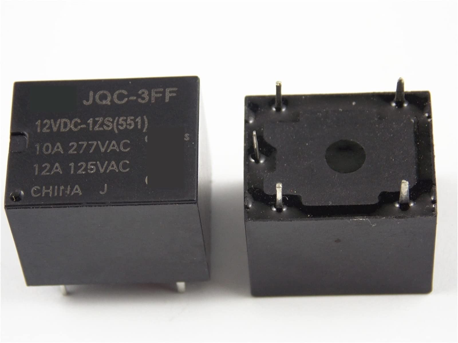 GJZIFGFWQ 5Pcs Relay JQC-3FF-5VDC-1ZS JQC-3FF-12VDC-1ZS JQC-3FF-24VDC-1ZS JQC 3FF 12VDC 1ZS Hf3ff 5v 9v 12v 24v 5pin