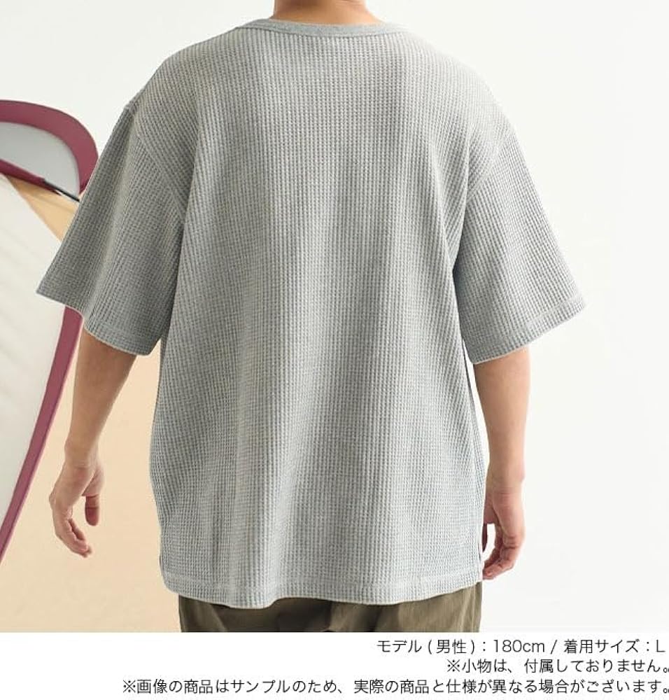 Amazon | [ナンガ] Tシャツ 半袖 メンズ エコハイブリッドワッフル