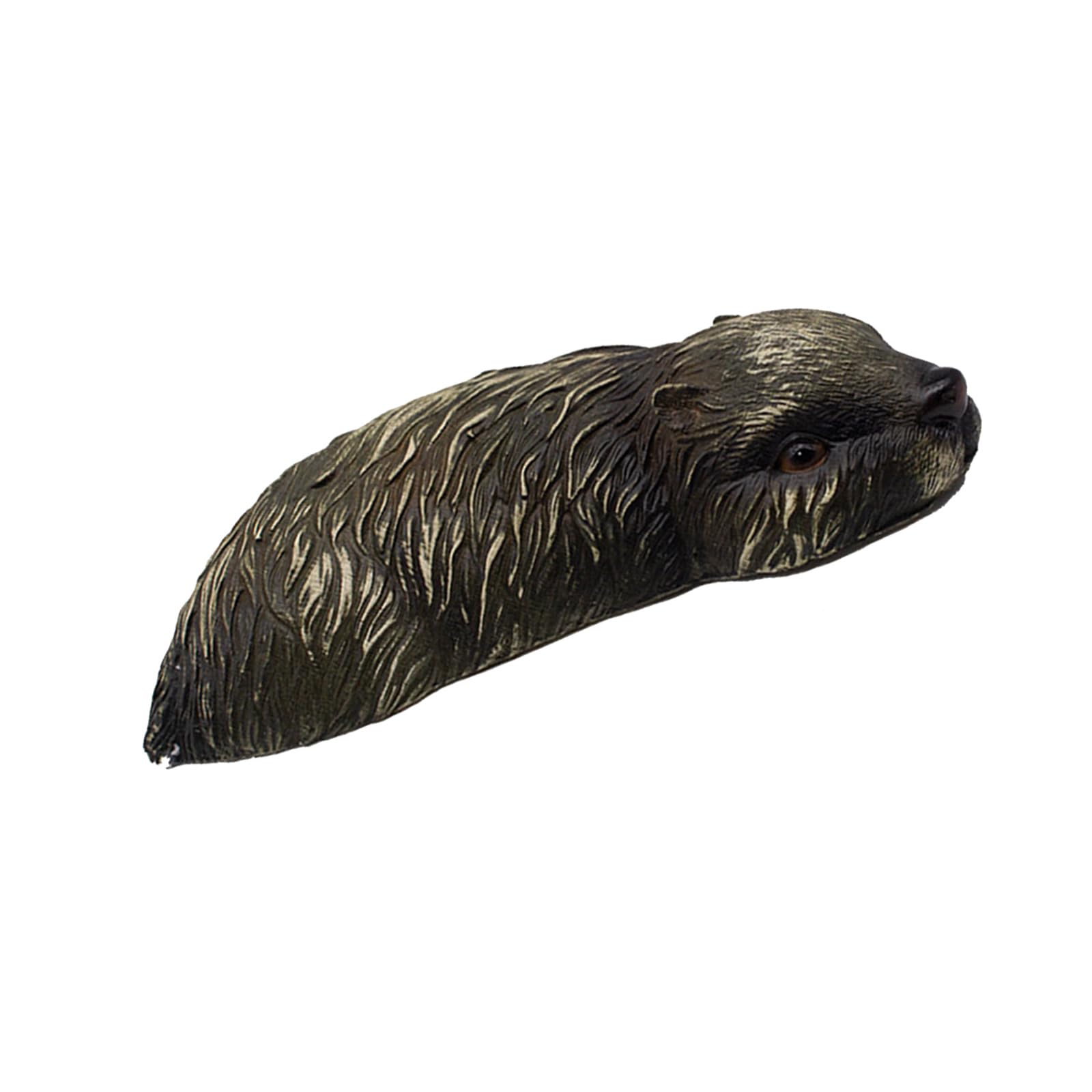 carotoe Realistic Beavers Sculpture Handcrafted Durability Floating Beavers Ornament for Yard Landscaping and Pool Decoration Rosin Sculpture