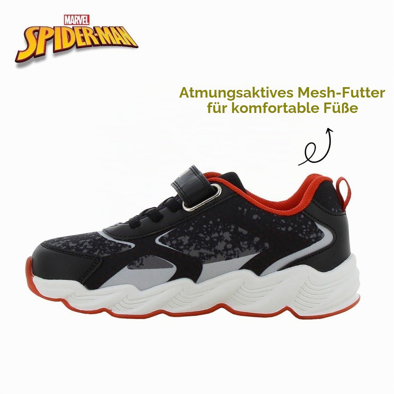 Leomil Spiderman Schuhe Jungen, Turnschuhe Kinder