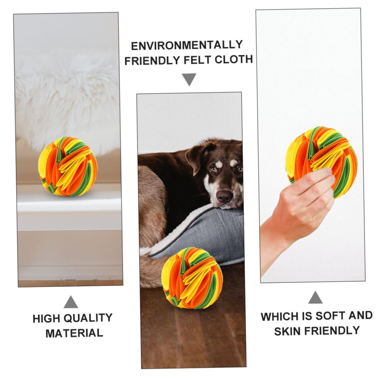 Angoily 3stücke Pet Dog Sniff Toy Bunter Kauspielzeug Für Hunde Interaktives Futterspielzeug Zahnpflege Und Stressabbau Für Kleine Mittlere Und Große Hunde