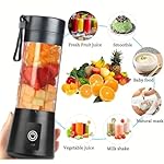 GaxQuly-Blender-For-Smoothie-And-Juices-Protein-Shakes-6-Blade-Usb-Rechargeable-Fruit-Juicer-for-Gym-Office-School-Outdoor-Picnic-Travel-built-in-Jar