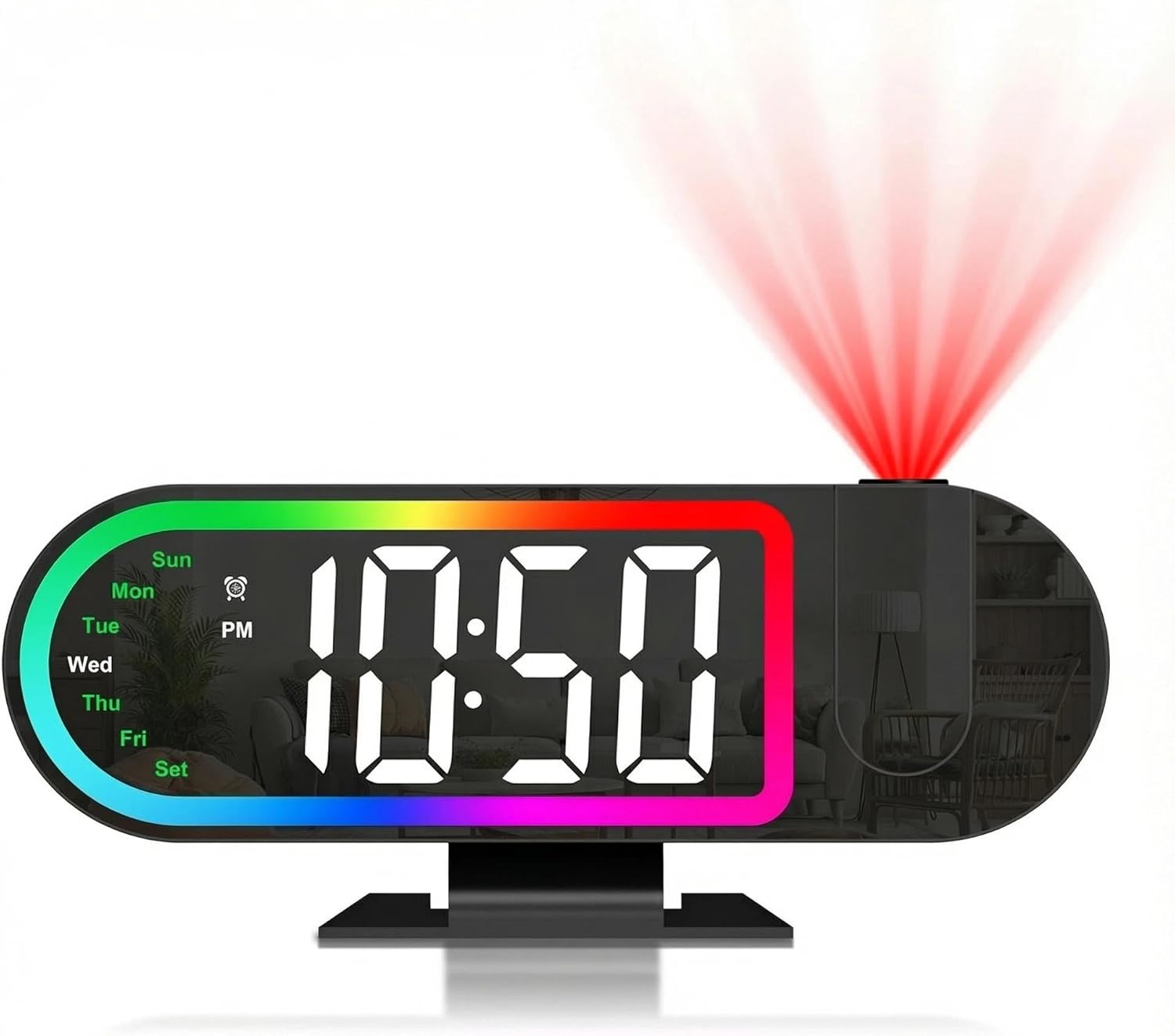 Projection Alarm Clocks for Bedrooms,...