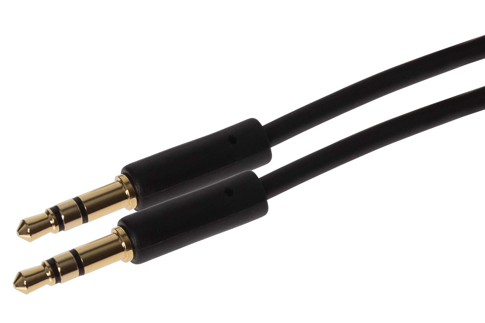 Maplin Black 3.5Mm Aux Stereo 3-Pole Jack Plug To 3.5Mm 3-Pole Jack Plug Cable - 3M