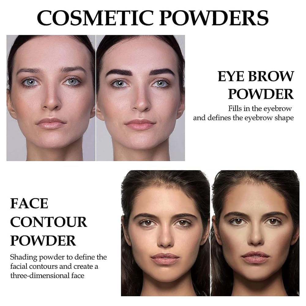 SWIREUK Natural Hairline Powder, Shading Sponge Pen, Shadow Powder Stick Black - Quick Root Touch-Up for Cover Hair Touch-Up, Long-Lasting & Matte Finish, Waterproof Touch up,Roots Bald Spots Instantly 2