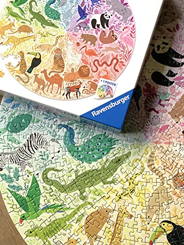 Ravensburger Circle of Colours Candy Sweets 500 Piece Jigsaw Puzzle for Adults and Kids Age 10 Years Up, Lemon Tree, Durchmesser 52 cm - Image 4