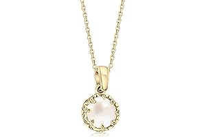 Lustrous Gold Pearl Pendant: A Timeless Adornment for June's Birthstone