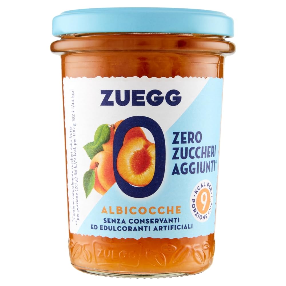 Italian Gourmet Confettura albicocche Aprikosen zero zuccheri Jam 12 x 220g