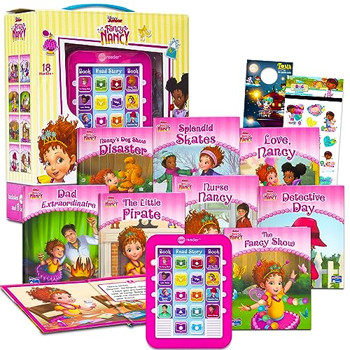 Fancy Nancy Sound Book Library with Electronic Me Reader for Girls Bundle